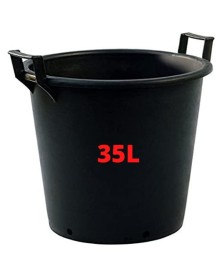 Pot Noir + poignée  35L