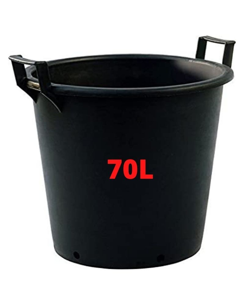Pot Noir + poignée  70L